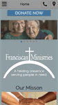 Mobile Screenshot of franciscanministriesinc.org